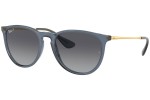 Okulary przeciwsłoneczne Ray-Ban Erika RB4171 6592T3 Polarized Okrągłe Niebieskie