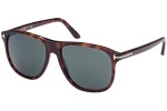 Okulary przeciwsłoneczne Tom Ford Joni FT0905 54V Kwadratowe Havana