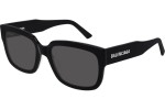 Okulary przeciwsłoneczne Balenciaga BB0049S 001 Kwadratowe Czarne