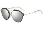 Okulary przeciwsłoneczne Dior Eclat GC1/DC Polarized Okrągłe Zielone