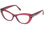 Okulary korekcyjne Tom Ford FT5765-B 077 Kocie oczy Fioletowe