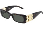 Okulary przeciwsłoneczne Balenciaga BB0096S 002 Prostokątne Havana