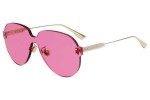 Okulary przeciwsłoneczne Dior Colorquake 3 MU1/U1 Polarized Pojedyncze | Shield Różowe