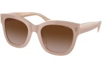 Okulary przeciwsłoneczne Ralph by Ralph Lauren RA5301U 606313 Kocie oczy Beżowe