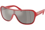 Okulary przeciwsłoneczne Ralph Lauren The Dillion RL8214U 52576G Nieregularny Czerwone