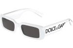 Okulary przeciwsłoneczne Dolce & Gabbana DG6187 331287 Prostokątne Białe