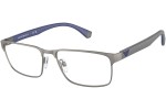 Okulary korekcyjne Emporio Armani EA1105 3095 Prostokątne Srebrne
