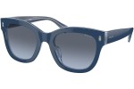 Okulary przeciwsłoneczne Ralph by Ralph Lauren RA5301U 60648F Kocie oczy Niebieskie