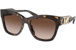 Okulary przeciwsłoneczne Michael Kors Empire Square MK2182U 300613 Kocie oczy Havana
