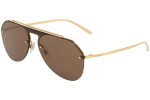 Okulary przeciwsłoneczne Dolce & Gabbana DG2213 02/73 Pilotki (Aviator) Złote
