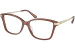 Okulary korekcyjne Michael Kors Georgetown MK4105BU 3345 Kwadratowe Brązowe