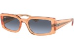 Okulary przeciwsłoneczne Ray-Ban Kiliane RB4395 66868F Prostokątne Pomarańczowe
