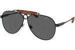 Okulary przeciwsłoneczne Ralph Lauren The Counrtyman RL7078 9304B1 Pilotki (Aviator) Czarne