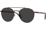 Okulary przeciwsłoneczne Persol PO1011S 114848 Polarized Pilotki (Aviator) Brązowe