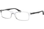 Okulary korekcyjne Ray-Ban RX7017 5943 Prostokątne Przezroczyste