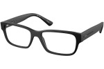 Okulary korekcyjne Prada PR18ZV 1BO1O1 Prostokątne Czarne