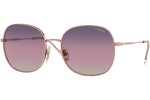 Okulary przeciwsłoneczne Vogue Eyewear VO4272S 5152U6 Okrągłe Złote