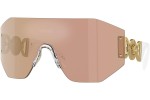 Okulary przeciwsłoneczne Versace VE2258 10027J Pojedyncze | Shield Srebrne