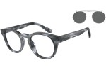 Okulary korekcyjne Giorgio Armani AR8190U 59861W Okrągłe Niebieskie