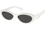 Okulary przeciwsłoneczne Prada PR26ZS 17K08Z Owalne Białe