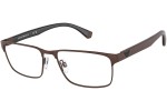 Okulary korekcyjne Emporio Armani EA1105 3020 Prostokątne Brązowe