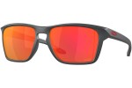 Okulary przeciwsłoneczne Oakley Sylas OO9448-40 Prostokątne Szare