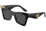 Okulary przeciwsłoneczne Dolce & Gabbana DG4434 501/87 Kocie oczy Czarne