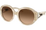 Okulary przeciwsłoneczne Ralph Lauren RL8188Q 608474 Okrągłe Beżowe