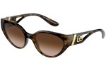 Okulary przeciwsłoneczne Dolce & Gabbana DG6146 502/13 Kocie oczy Havana