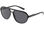 Okulary przeciwsłoneczne Dolce & Gabbana DG6150 252581 Polarized Pilotki (Aviator) Czarne