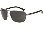 Okulary przeciwsłoneczne Emporio Armani EA2033 313087 Pilotki (Aviator) Szare