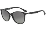 Okulary przeciwsłoneczne Emporio Armani EA4073 501711 Oversize Czarne