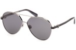 Okulary przeciwsłoneczne Moncler ML0263 14A Pilotki (Aviator) Srebrne