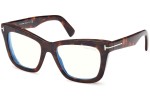 Okulary korekcyjne Tom Ford FT5881-B 052 Kwadratowe Havana