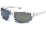 Okulary przeciwsłoneczne Timberland TB9309 26R Polarized Prostokątne Przezroczyste