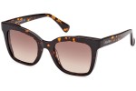 Sunglasses Max Mara MM0067 52F Kwadratowe Havana