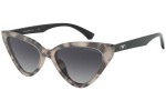 Okulary przeciwsłoneczne Emporio Armani EA4136 57968G Kocie oczy Havana