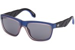 Okulary przeciwsłoneczne Adidas Originals OR0094 83A Kwadratowe Niebieskie