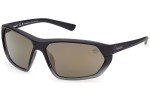 Слънчеви очила Timberland TB9310 02R Polarized Правоъгълни Черна