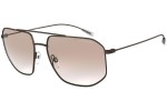 Okulary przeciwsłoneczne Emporio Armani EA2097 329813 Kwadratowe Brązowe