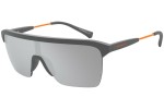 Okulary przeciwsłoneczne Emporio Armani EA4146 58006G Pojedyncze | Shield Szare