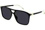 Okulary przeciwsłoneczne Gucci GG1270S 001 Pilotki (Aviator) Czarne