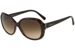 Okulary przeciwsłoneczne Giorgio Armani AR8047 502613 Oversize Brązowe
