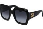 Okulary przeciwsłoneczne Gucci GG0053S 001 Oversize Czarne