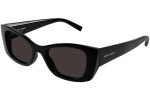 Okulary przeciwsłoneczne Saint Laurent SL593 001 Kocie oczy Czarne