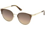 Okulary przeciwsłoneczne Guess GU7516 49G Okrągłe Brązowe