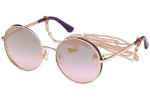 Okulary przeciwsłoneczne Guess GU7606 28X Okrągłe Złote