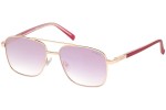 Okulary przeciwsłoneczne Guess GU3040 28Z Kwadratowe Złote