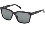 Okulary przeciwsłoneczne Timberland TB9322-H 02R Polarized Kwadratowe Czarne