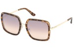 Okulary przeciwsłoneczne Guess GU7602 52F Oversize Havana